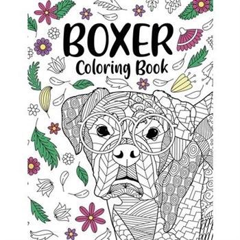 Boxer Dog Coloring Book