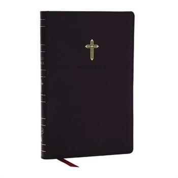 KJV Holy Bible, Ultra Thinline, Black Leathersoft, Red Letter, Comfort Print