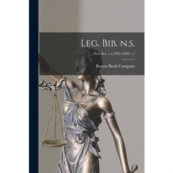 Leg. Bib. N.s.; new ser. v.1(1894-1903) c.1