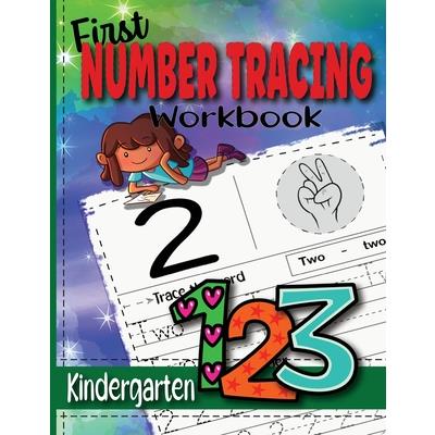 First Number Tracing Workbook for Kindergarten