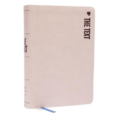 Net, the Text Bible, Leathersoft, Stone, Comfort Print