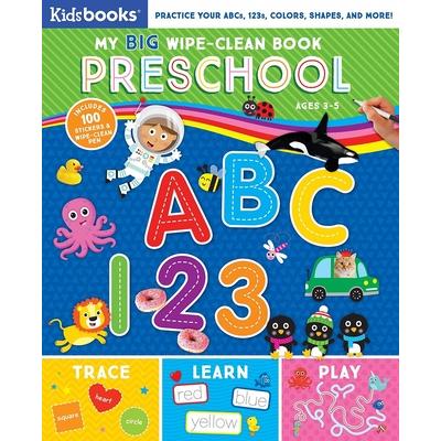 My Big Wipe-Clean Book: Preschool ABC 123