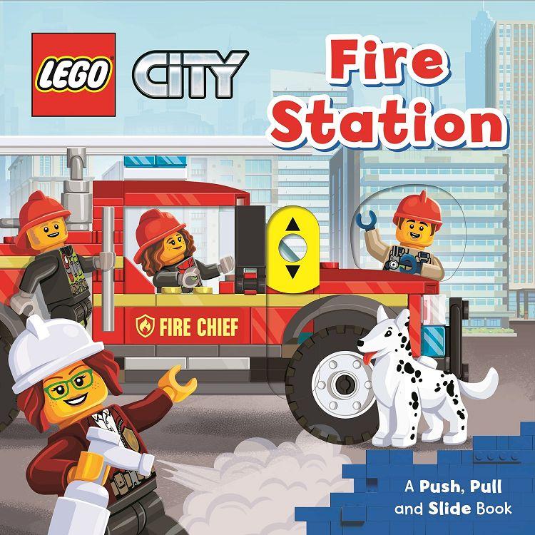 LEGO (R) City. Fire Station : A Push- Pull and Slide Book