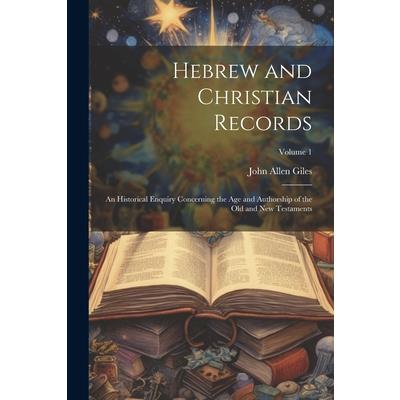 Hebrew and Christian Records | 拾書所