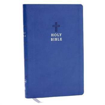 NKJV Holy Bible, Value Ultra Thinline, Blue Leathersoft, Red Letter, Comfort Print