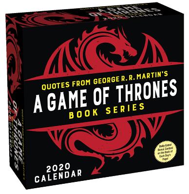 Quotes from George R. R. Martin’s Game of Thrones Book Series 2020 Calendar