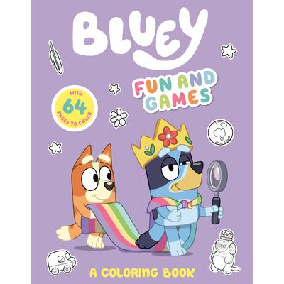Bluey: Fun and Games: A Coloring Book (Bluey)