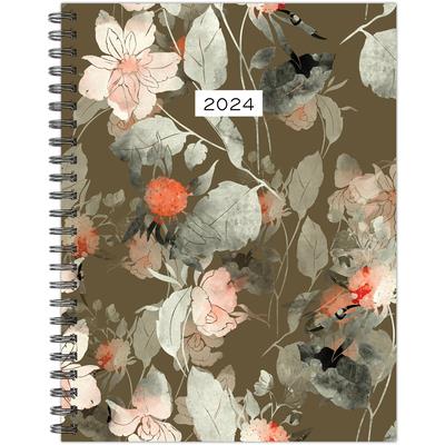 Rustic Bloom 2024 6.5 X 8.5 Softcover Weekly Planner | 拾書所