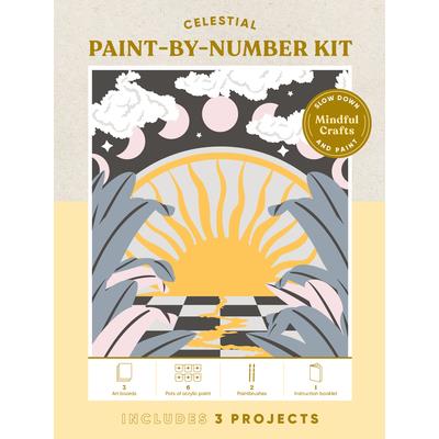 Mindful Crafts Celestial Paint by Number Kit | 拾書所