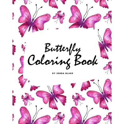 Butterfly Coloring Book for Teens and Young Adults (8x10 Coloring Book / Activity Book)