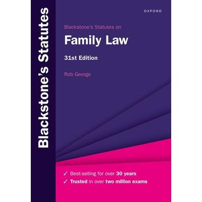 Blackstone’s Statutes on Family Law