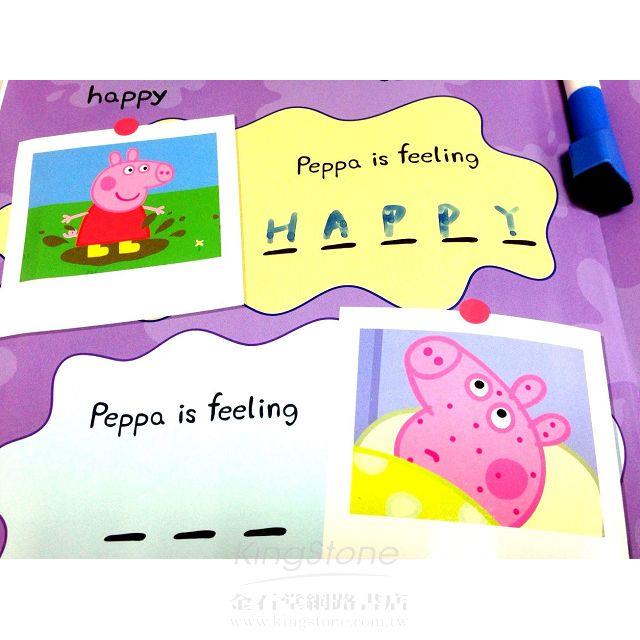 Wipe-Clean　and　Peppa　粉紅豬小妹畫筆遊戲書－金石堂　Pig：Peppa　George``s　Activity　Book