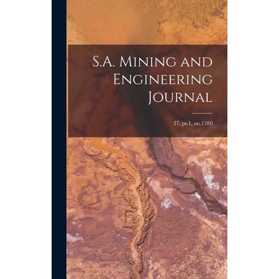 S.A. Mining and Engineering Journal; 27, pt.1, no.1380