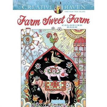 Creative Haven Farm Sweet Farm Coloring Book