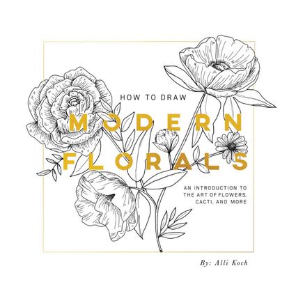 How to Draw Modern Florals (Mini) | 拾書所