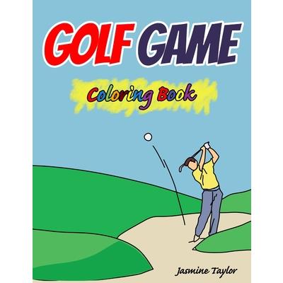 Golf Game Coloring Book | 拾書所