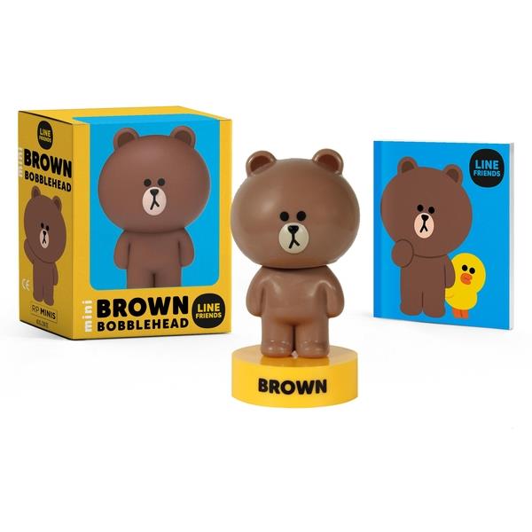 Line Friends Mini Brown Bobblehead | 拾書所