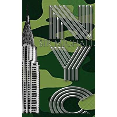 Iconic Chrysler Building New York City camouflage Sir Michael Huhn Artist Drawing Journal