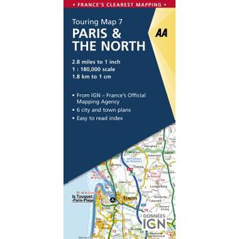 Aa Paris & the North Touring Map