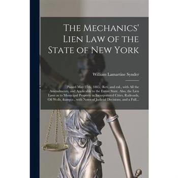 The Mechanics’ Lien Law of the State of New York
