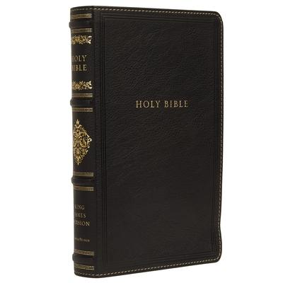 Kjv, Sovereign Collection Bible, Personal Size, Leathersoft, Black, Thumb Indexed, Red Letter Edition, Comfort Print