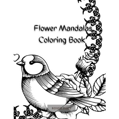 Flower Mandalas Coloring book | 拾書所