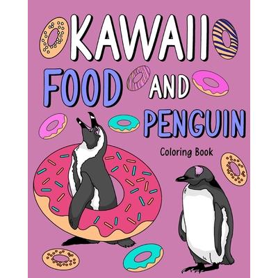 Kawaii Food and Penguin Coloring | 拾書所