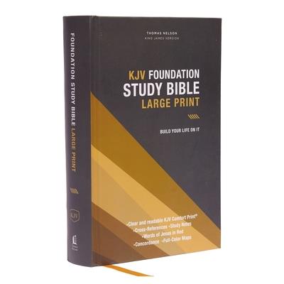Kjv, Foundation Study Bible, Large Print, Hardcover, Red Letter, Comfort Print