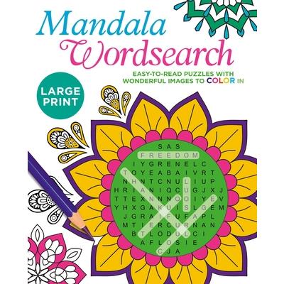 Large Print Mandala Wordsearch | 拾書所