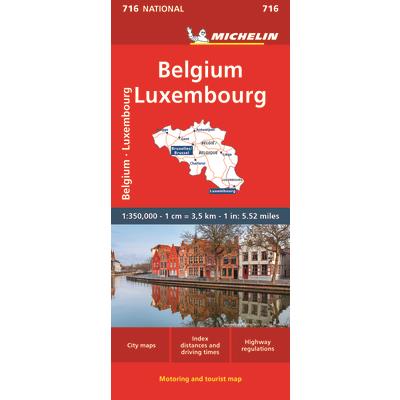 Belgium Luxembourg Map 716 | 拾書所