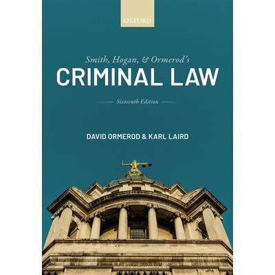 Smith, Hogan, and Ormerod’s Criminal Law