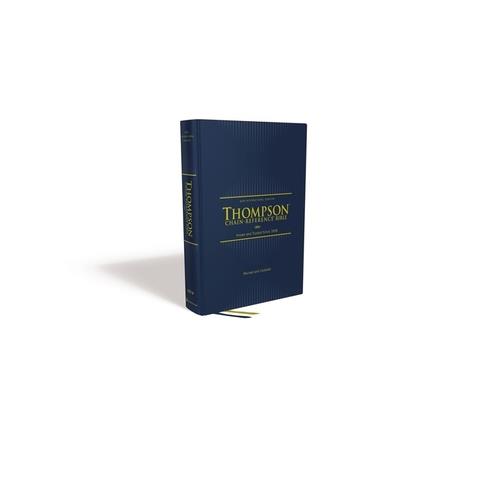 Niv, Thompson Chain-Reference Bible, Hardcover, Navy, Red Letter, Comfort Print