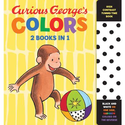 Curious George's Colors: High Contrast Tummy Time Book | 拾書所
