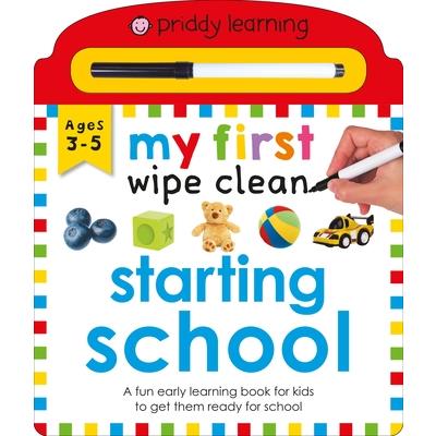 Priddy Learning: My First Wipe Clean Starting SchoolA Fun Early Learning Book