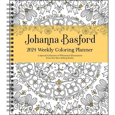 Johanna Basford 12-Month 2024 Coloring Weekly Planner Calendar | 拾書所