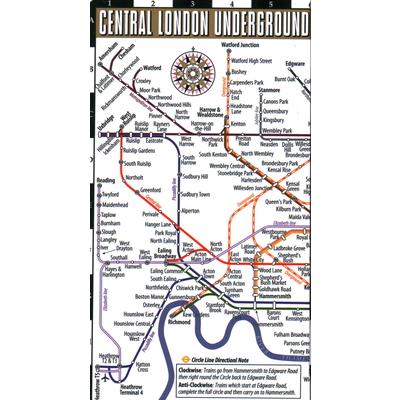 Streetwise London Underground Map | 拾書所