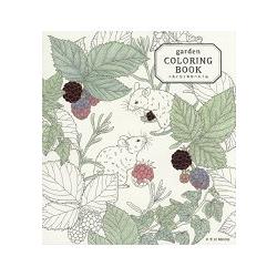 garden COLORING BOOK 小鳥與花與動物塗鴉本