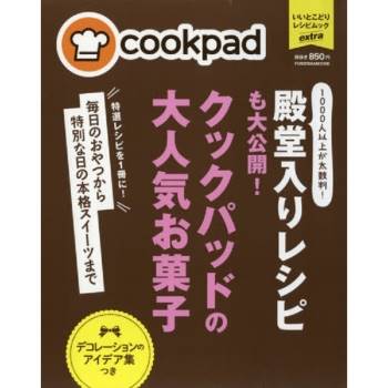 日本食譜社群網站cookpad人氣甜點食譜大公開
