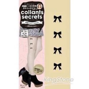 collants secrets　褲襪品牌MOOK－ribbon noir附神秘絲襪（蝴蝶結圖案款）