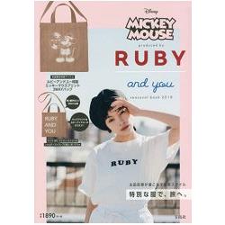 RUBY AND YOU×迪士尼米奇聯名托特包特刊附托特肩背兩用包