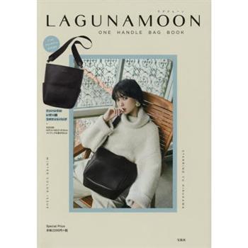 LAGUNAMOON品牌MOOK附皮革風黑色側背包